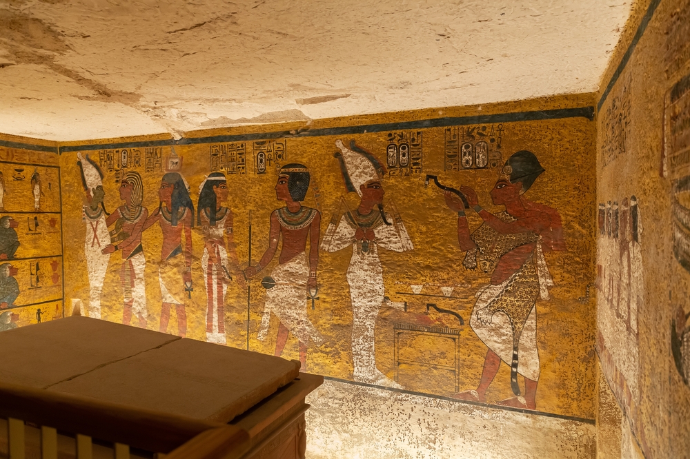 Tomb of pharaoh Tutankhamun in Valley of the Kings