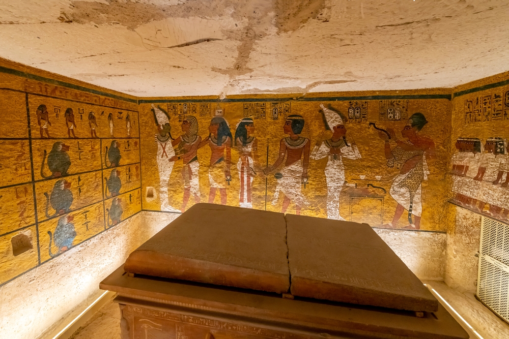 Tomb of Pharoah King Tutankhamun in Luxor, Egypt