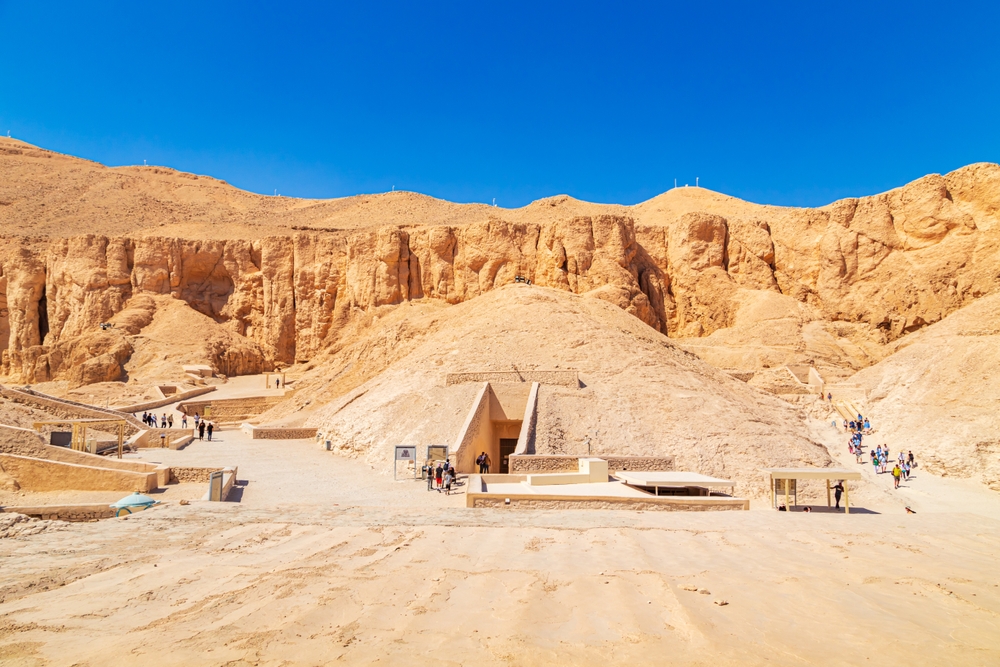 The famous Valley of the Kings in Luxor, Egypt