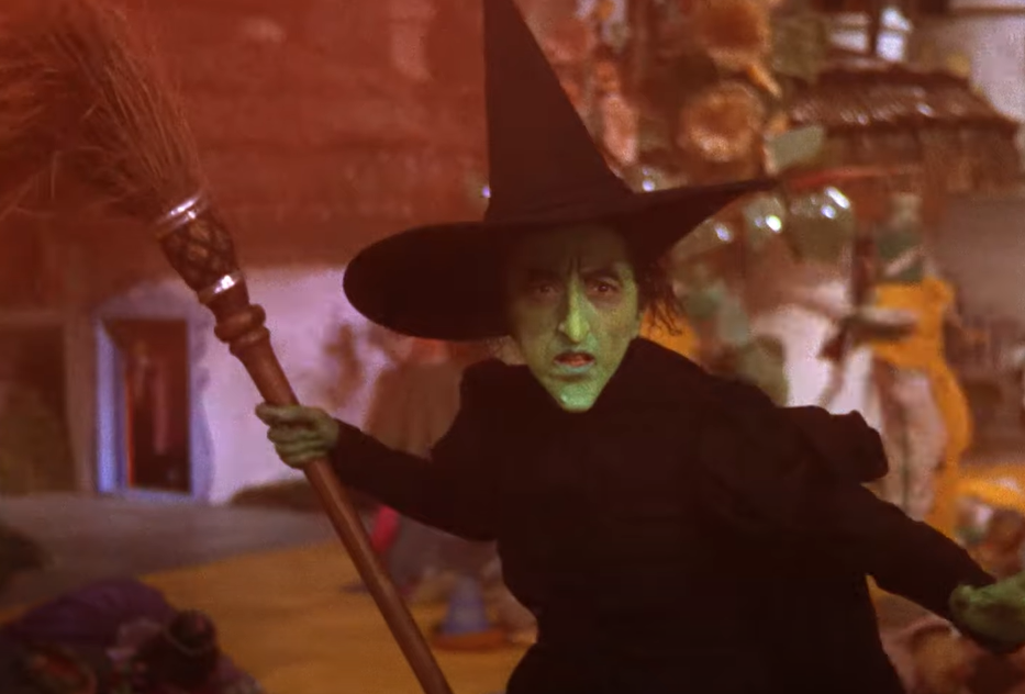 Margaret Hamilton as The Wicked Witch, Miss Gulch
