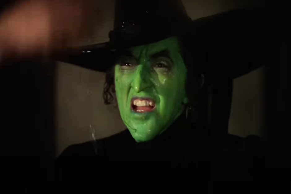 Margaret Hamilton as The Wicked Witch, Miss Gulch