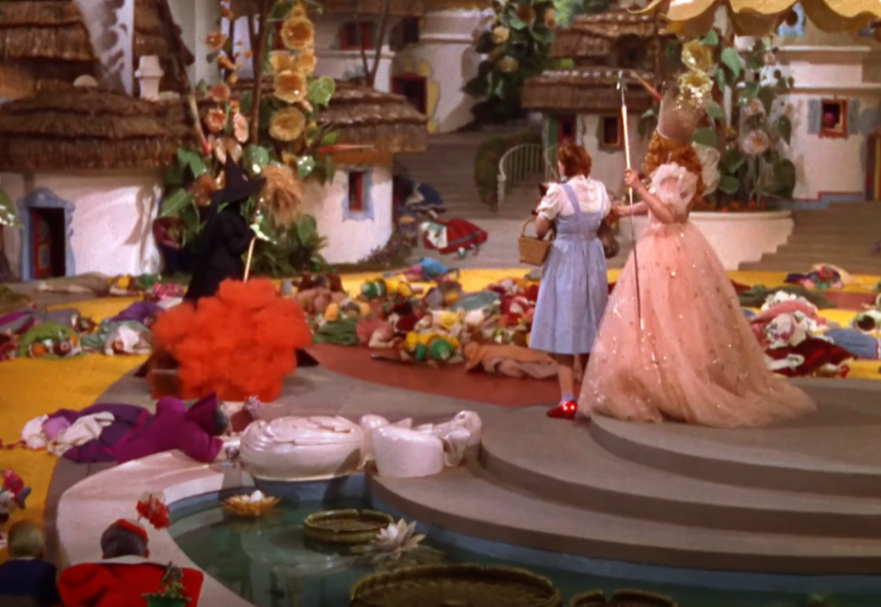 Margaret Hamilton as The Wicked Witch, Miss Gulch