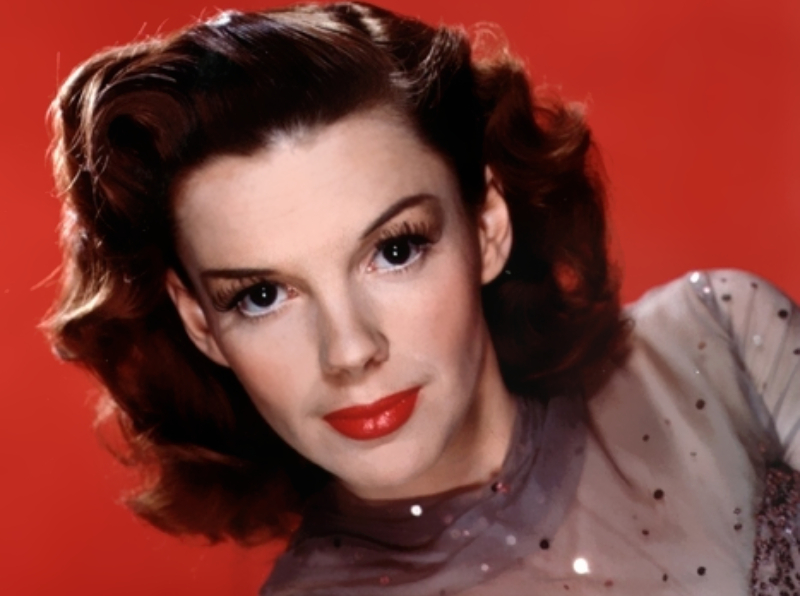 Judy Garland Publicity Photo in net dress