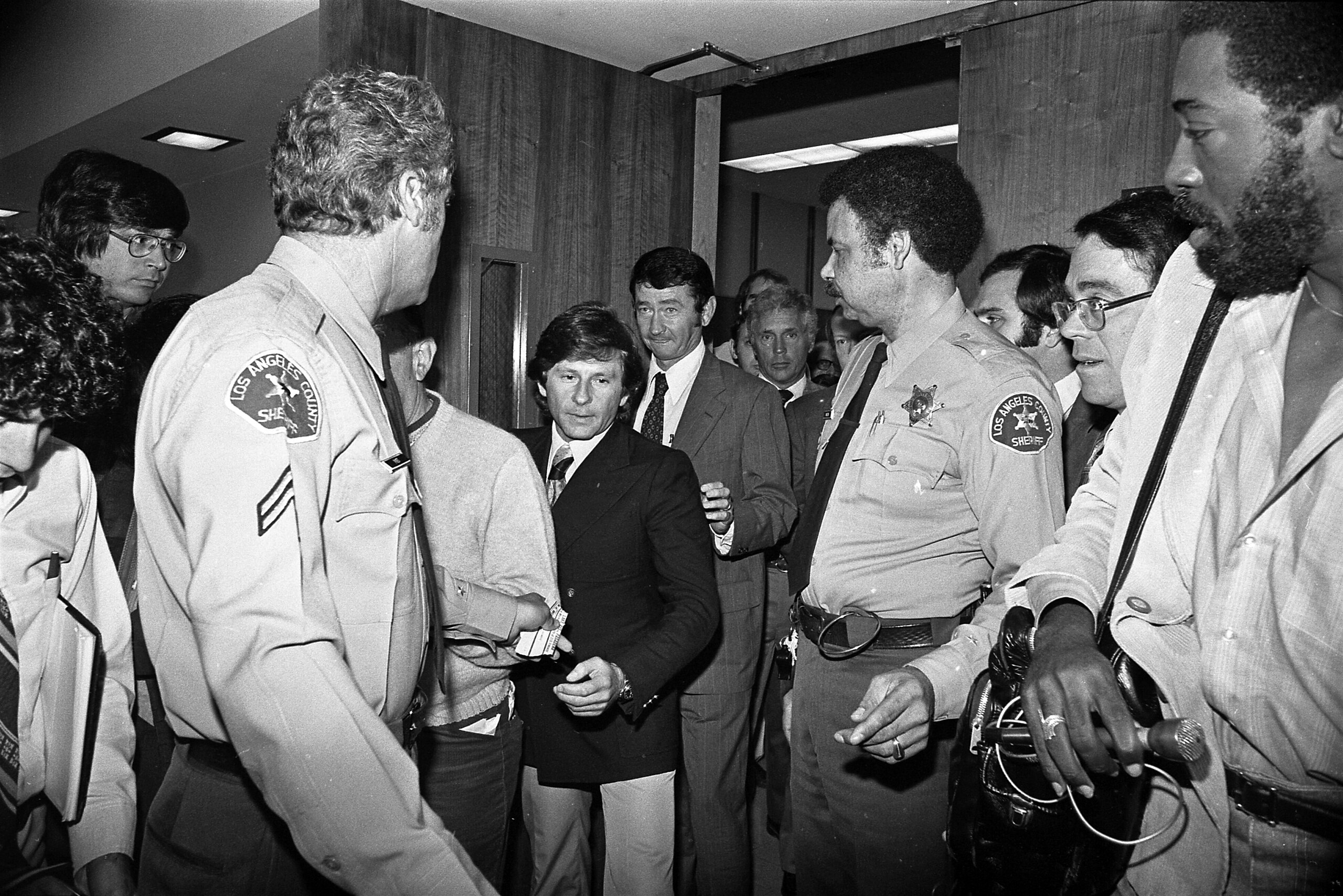 Roman Polanski Leaving Courtroom, 1977