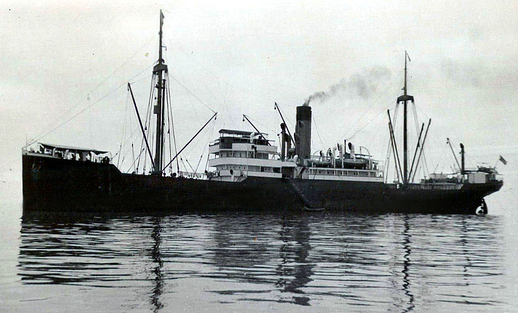 Freight steamship 'Porta II' of the Minden-class. - 1932