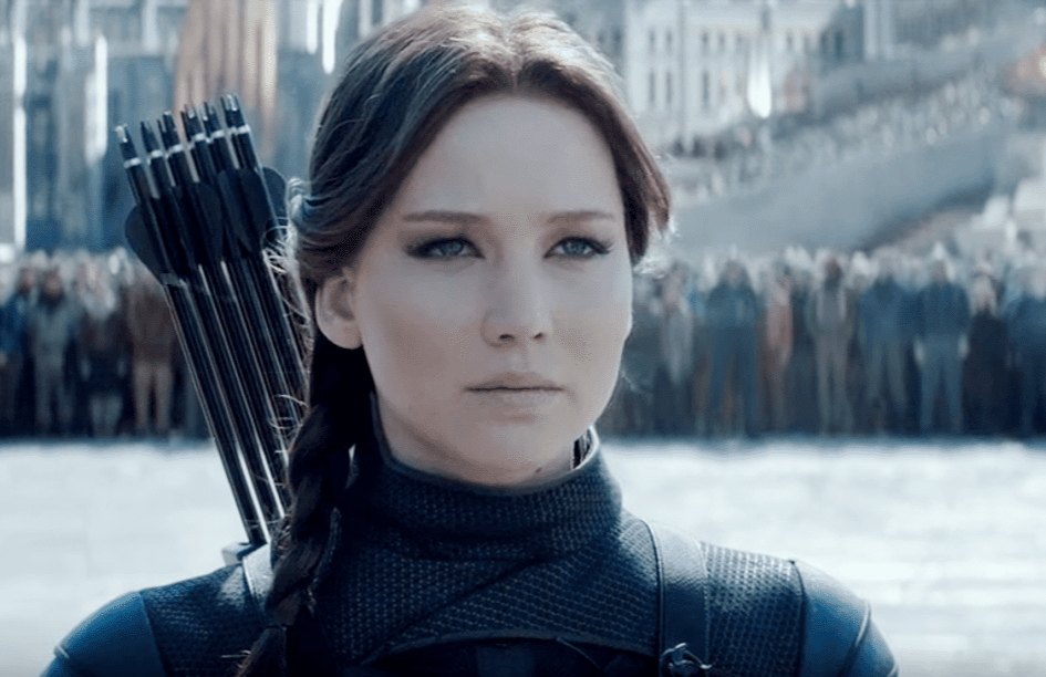 A screenshot of the movie The Hunger Games