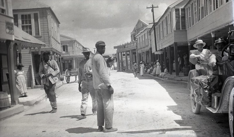 Early Photos of street market in Cuba