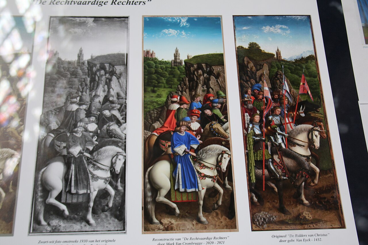 Copy of  'De rechtvaardige rechters' (Lam Gods, Gent), Mark Van Crombrugge