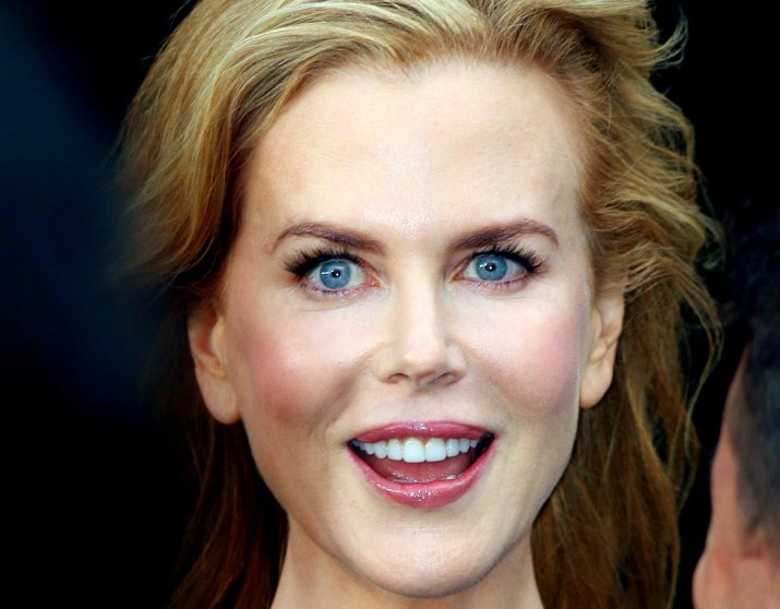 Nicole Kidman looking excited