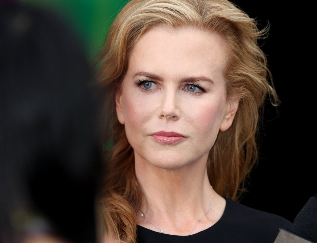 Nicole Kidman in a black top