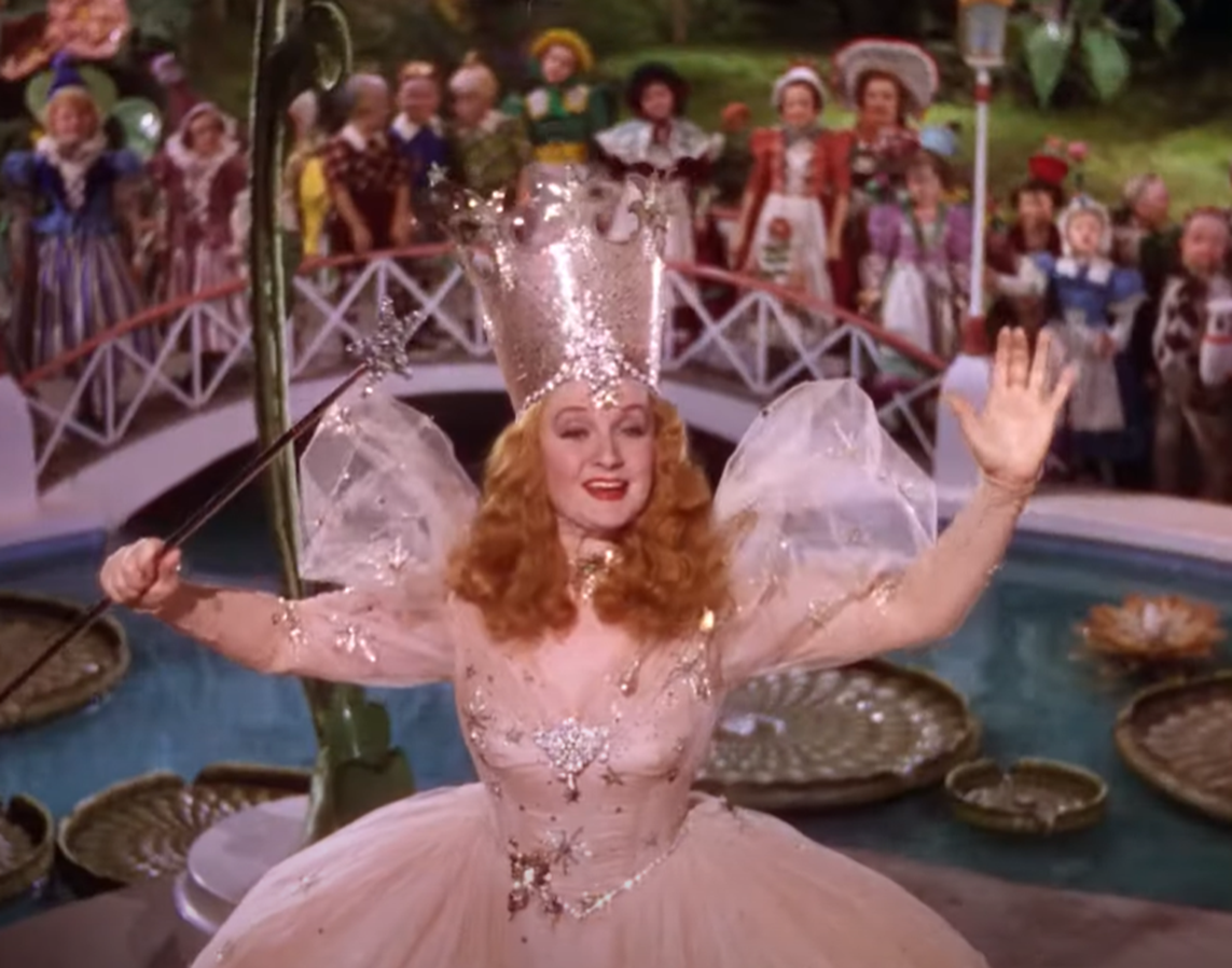 Screenshot of Billie Burke from The Wizard Of Oz (1939)