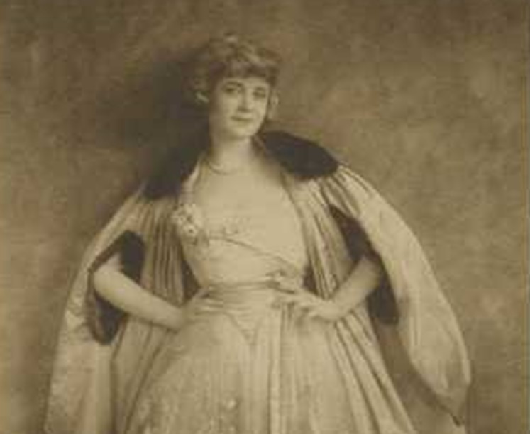 Postcard of Billie Burke in the film Gloria's Romance (1916)