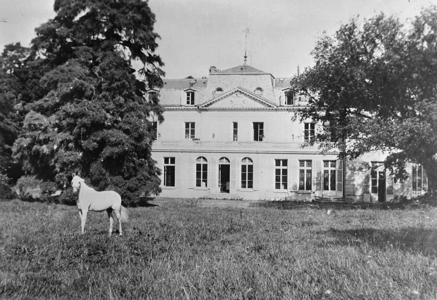 Side view of Chateau Villegenis