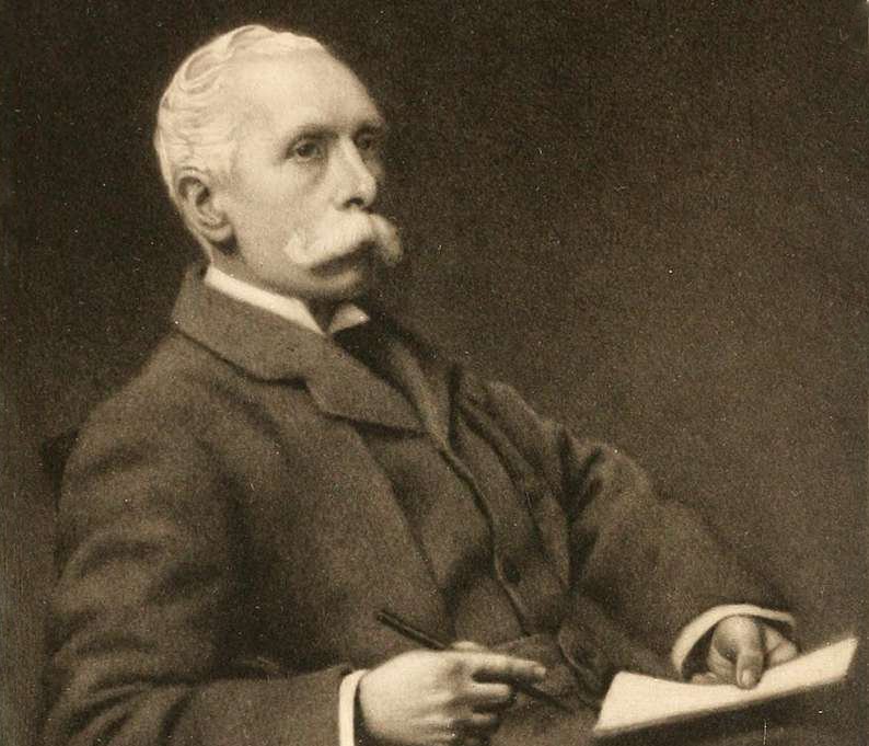 Portrait of Alfred Austin around 1900
