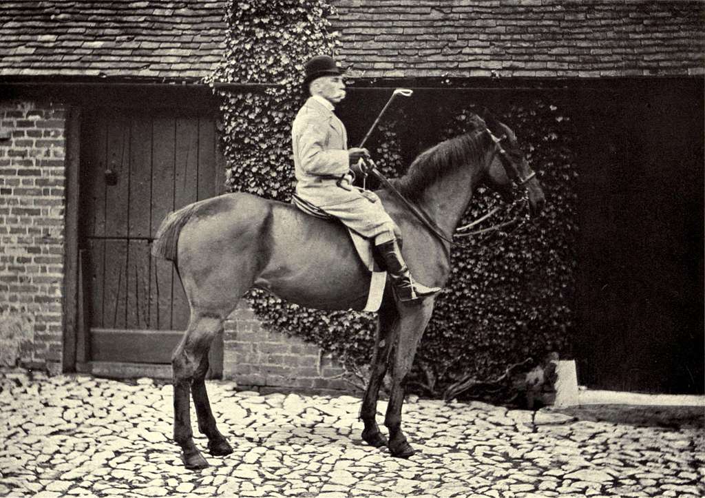 Alfred Austin on Paddy 1911