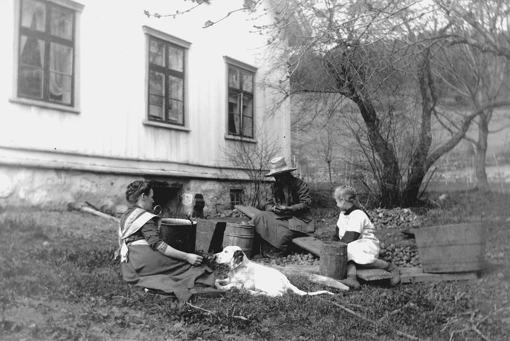 Victorian era picnic