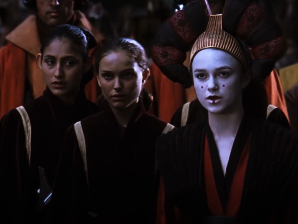 Screenshot of Keira Knightley from - Star Wars Episode 1 - The Phantom Menace (1999)
