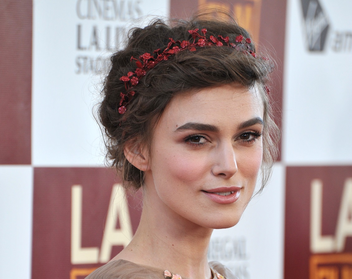 Keira Knightley at the world premiere of her movie 