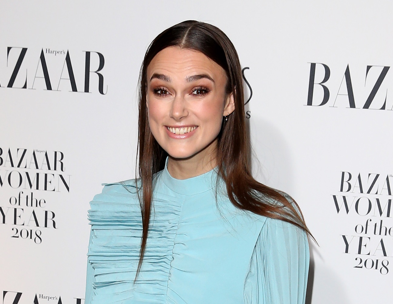 Keira Knightley seen attending the Harper's Bazaar Women of the Year Awards