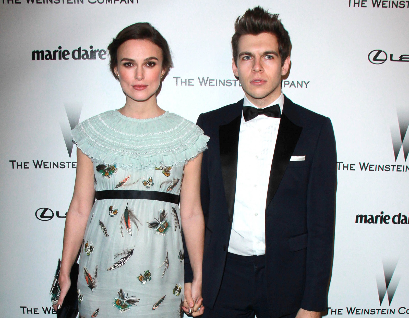 Keira Knightley, James Righton at the The Weinstein Company / Netflix Golden Globes After Party at a Beverly Hilton