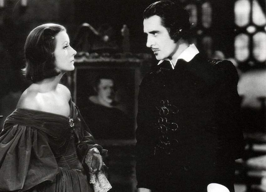 Greta Garbo as queen Christina