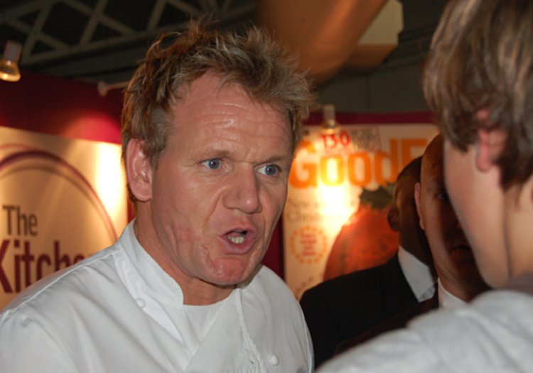 Gordon Ramsay in a uniform