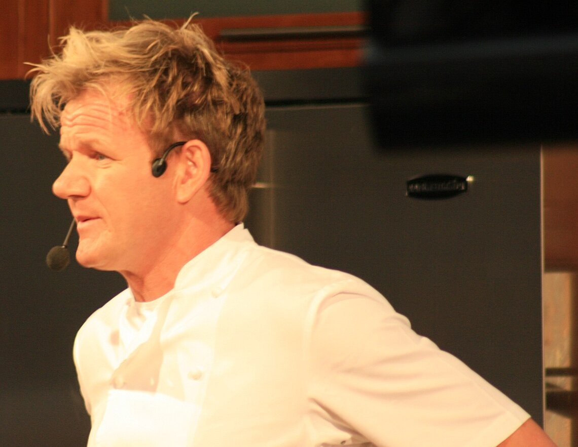Gordon Ramsay in a uniform