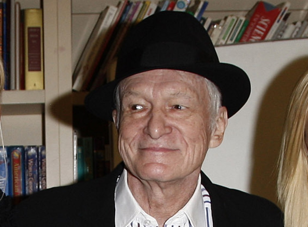 Hugh Hefner at 'Hero of the Hearts' award from Children of the Night on November 18, 2010