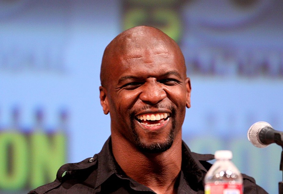 Terry Crews speaks at Comicon