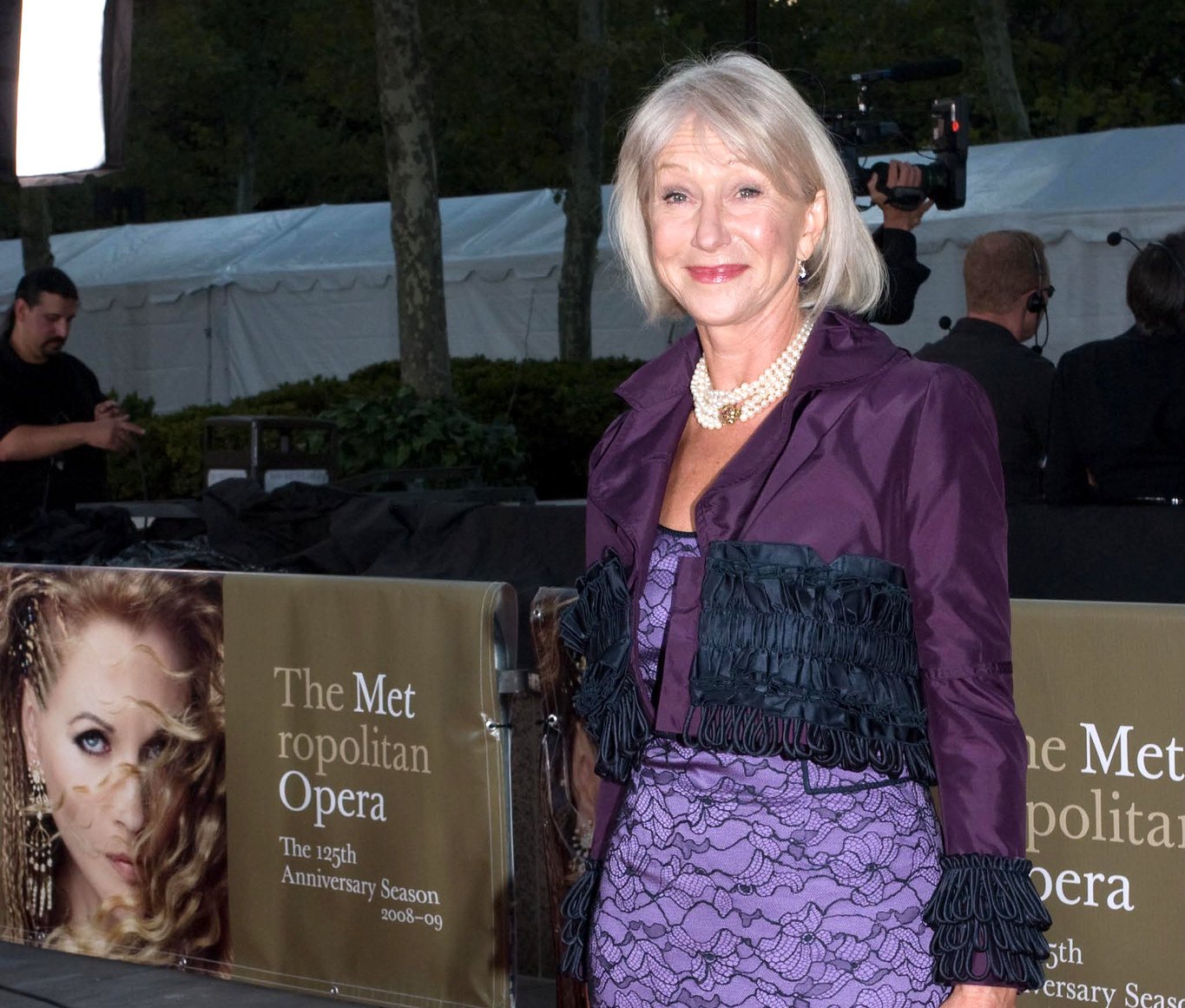 Helen Mirren posing for a photo