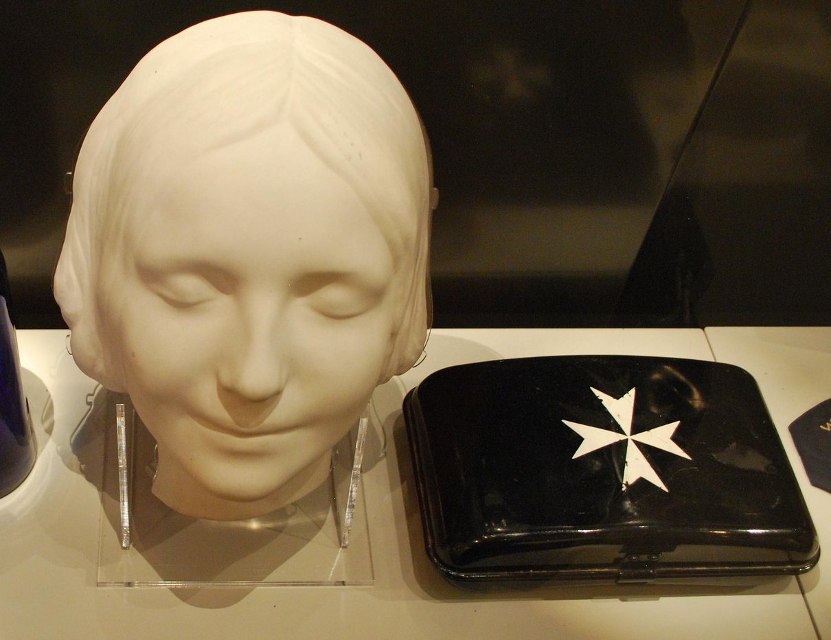 An unknown young woman's face