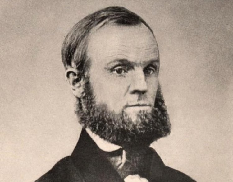 Portrait of the  American utopian socialist John Humphrey Noyes