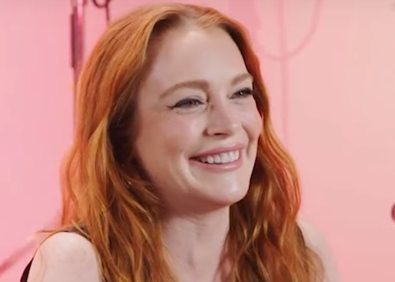 Lindsay Lohan in a video interview for Allure in 2023