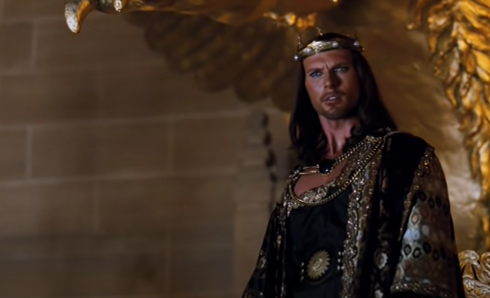 Screenshot of a movie about Xerxes I, One Night with the King (2006)