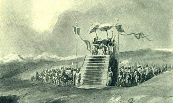 Xerxes I  and soldiers