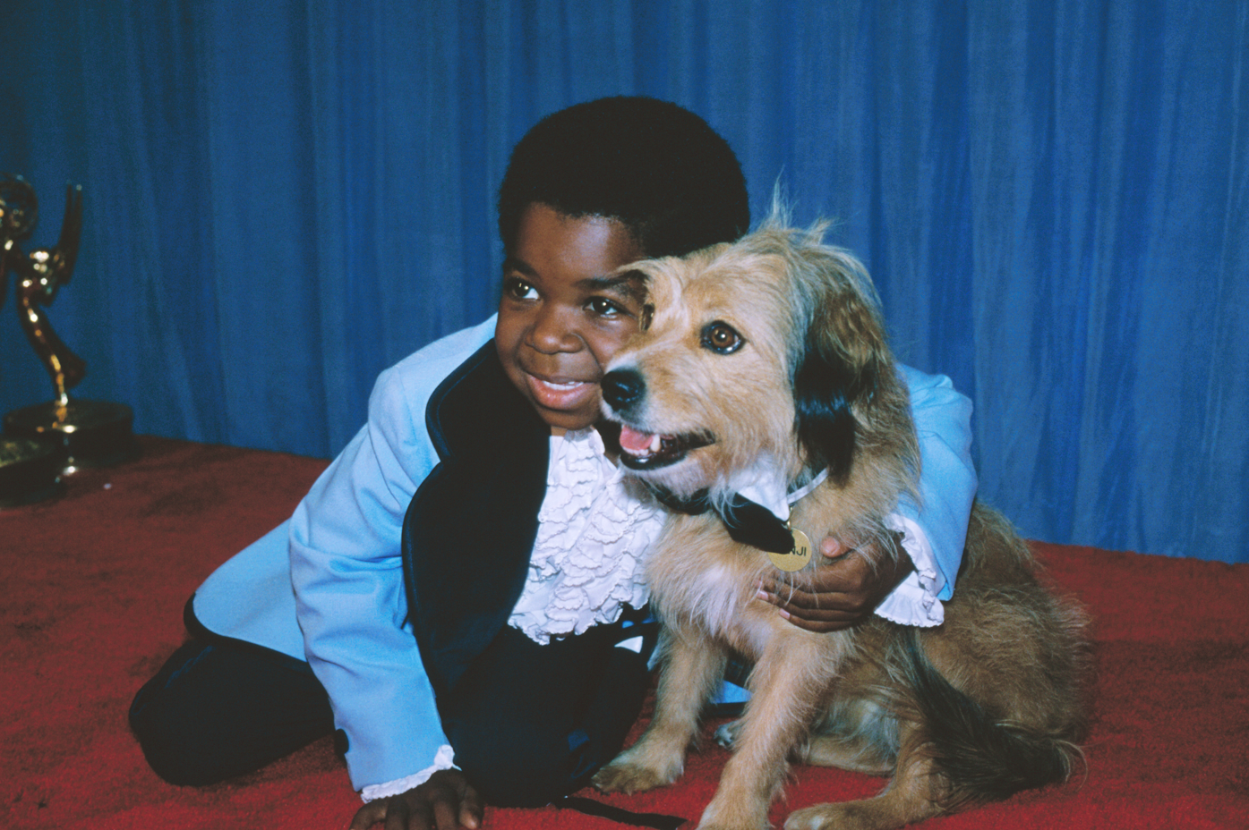 Gary Coleman Posing with Dog