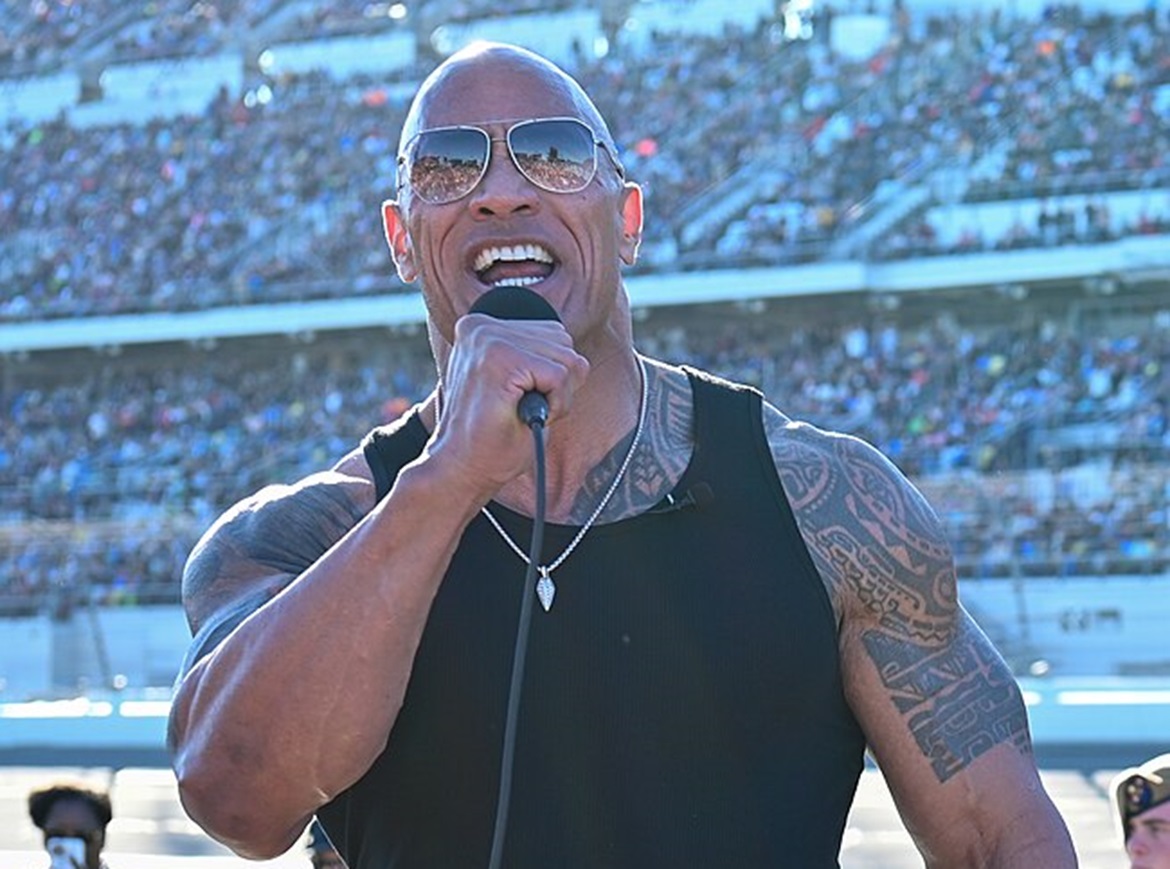 Dwayne Johnson at Daytona 500 - 2024