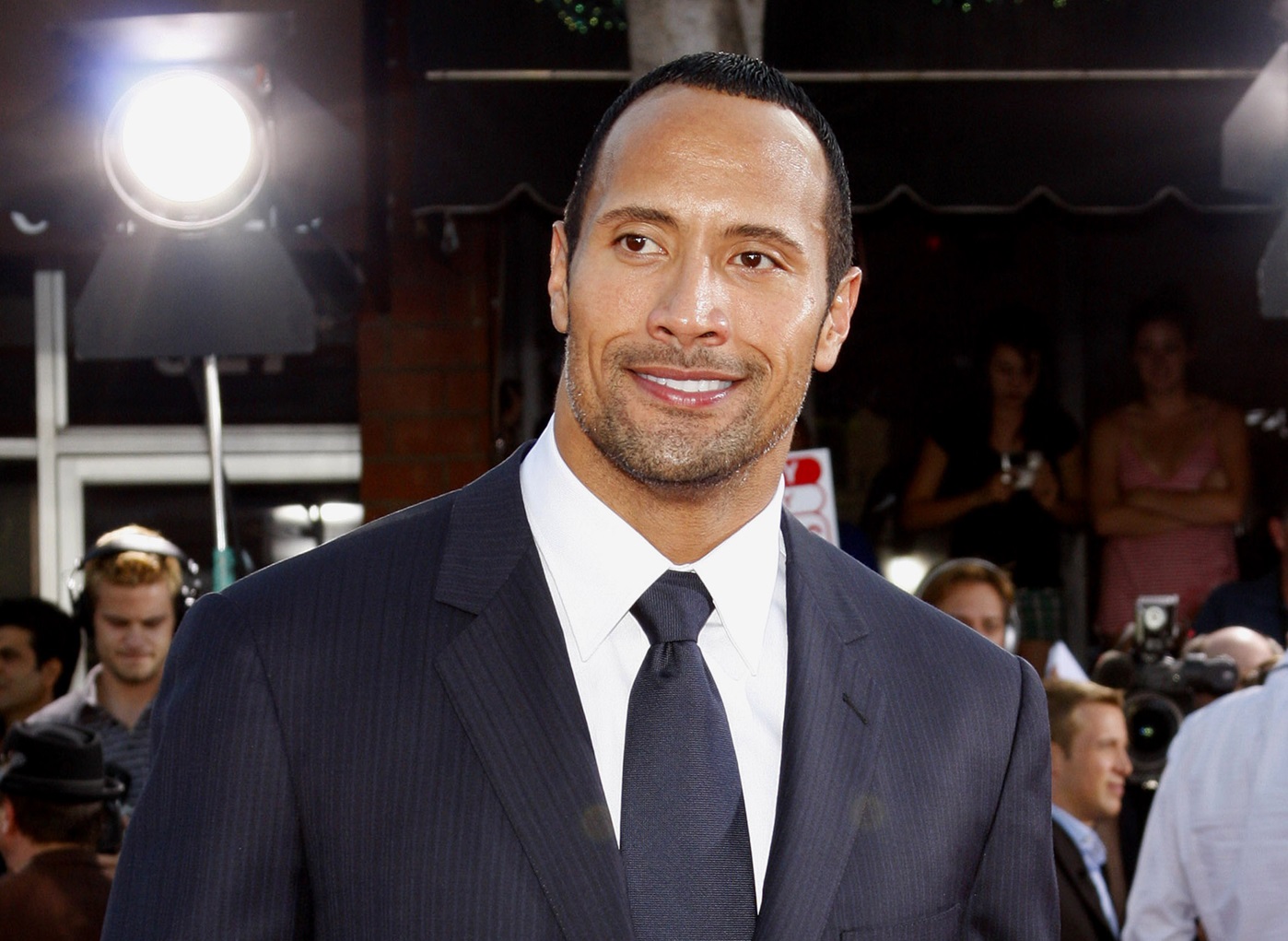 Dwayne Johnson at the Los Angeles premiere of 'Get Smart'