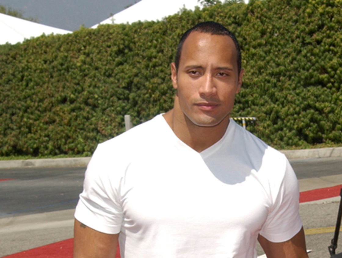 DWAYNE JOHNSON, aka THE ROCK, at the 2002 Teen Choice Awards at Universal Studios - 2002