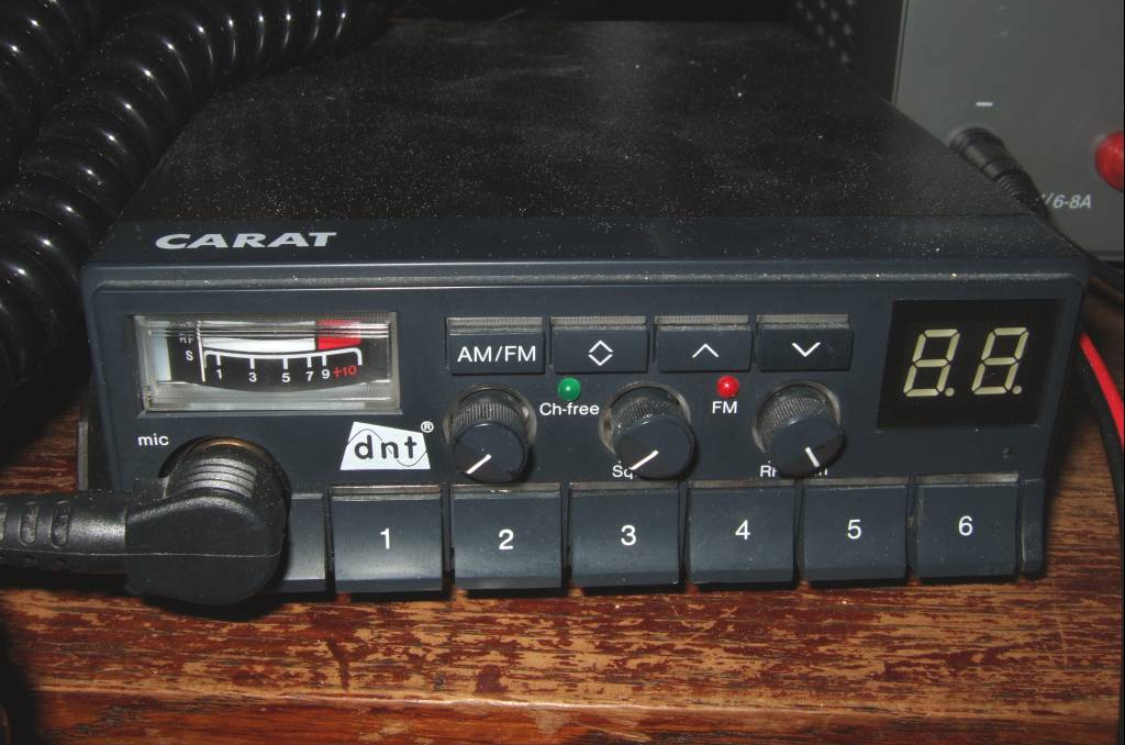 CB radio labeled 