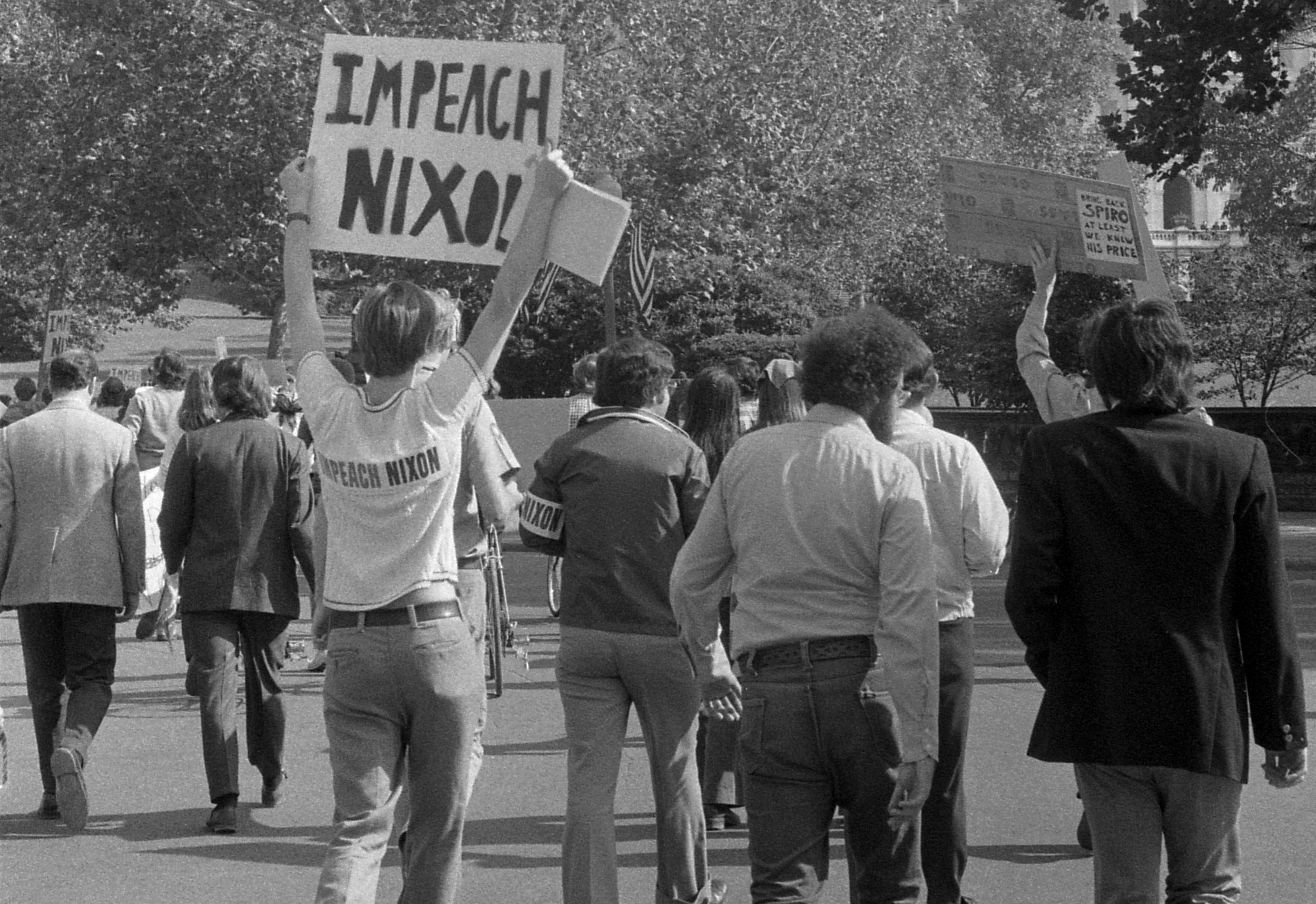 Demonstrators in Washington, DC in 1970s