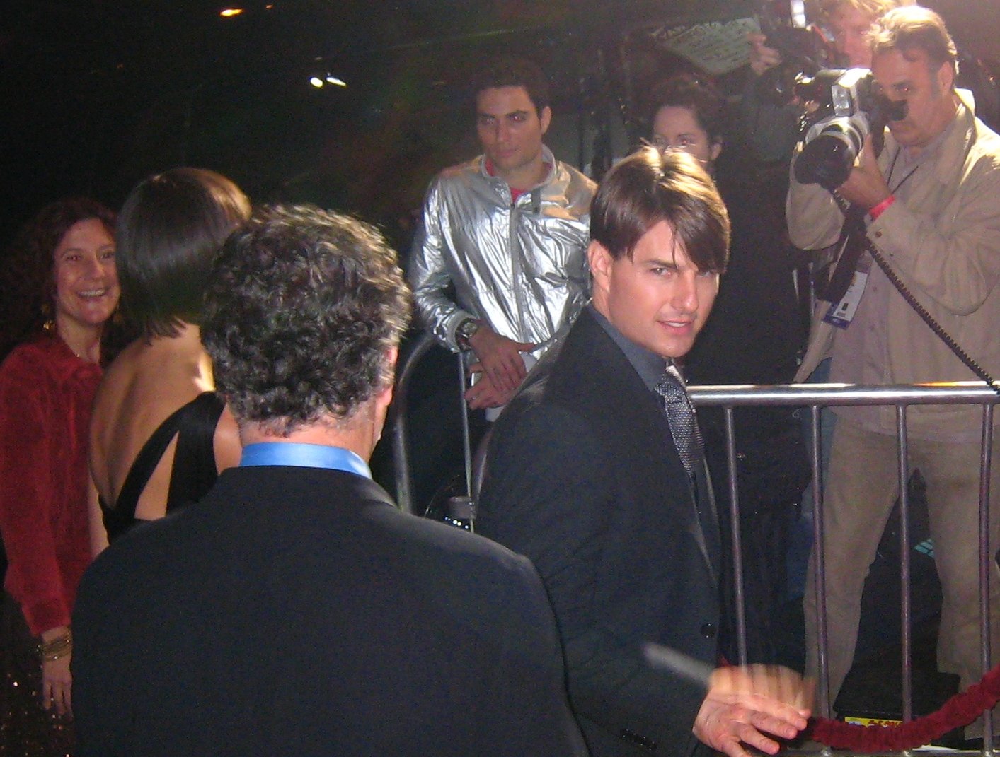 Tom Cruise in a black suit