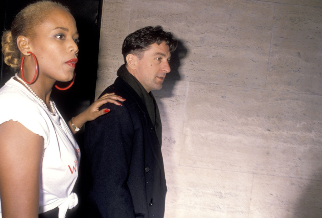 Robert De Niro (right) and Toukie Smith at an event