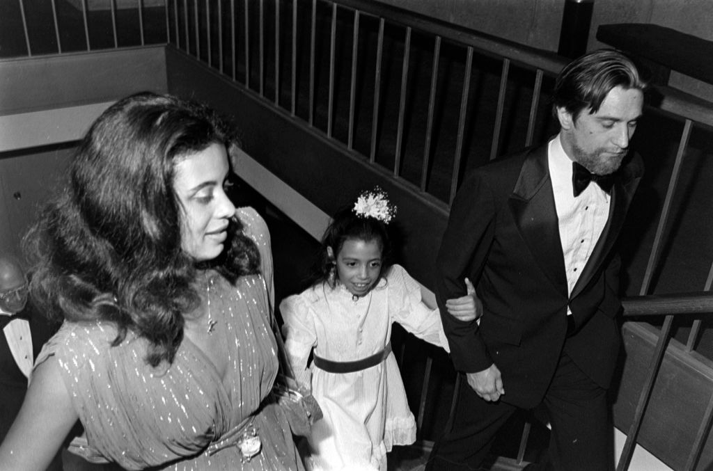 Diahnne Abbott, Drena De Niro, and Robert De Niro attend an event