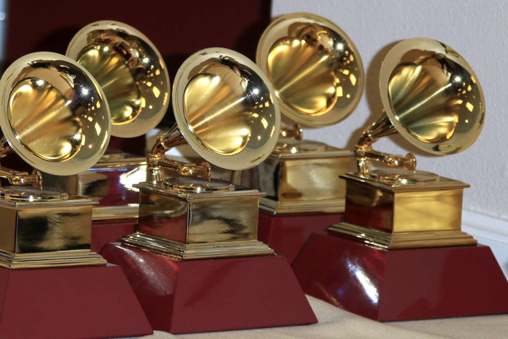 Grammy Award Statues at the 16th Latin GRAMMY Awards