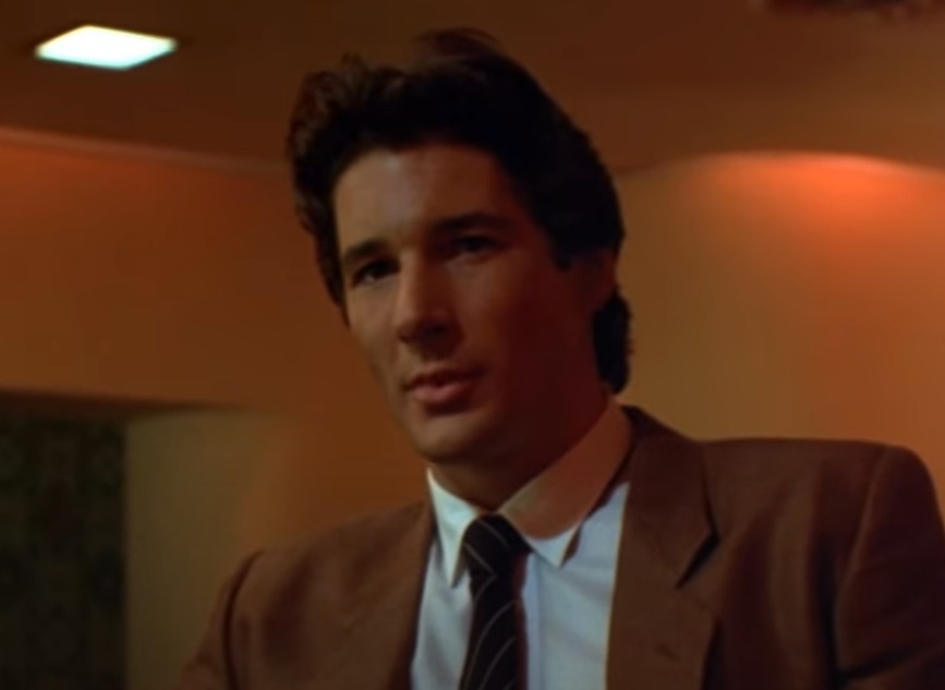 A visually captivating still taken from a pivotal moment in the film American Gigolo (1980)