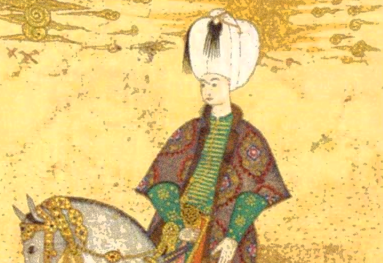 Sultan Osman II riding on horseback