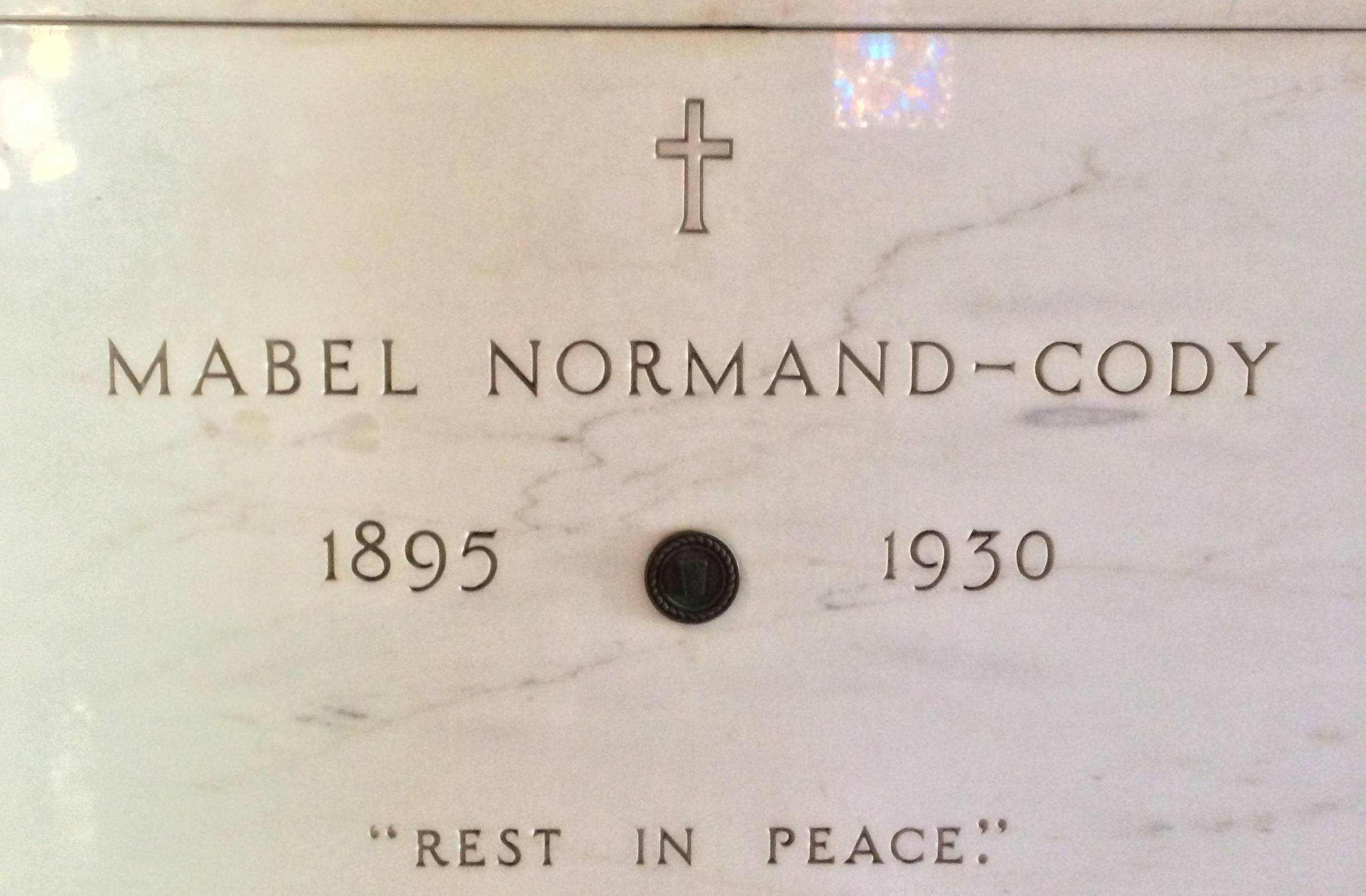 Mabel Normand Grave