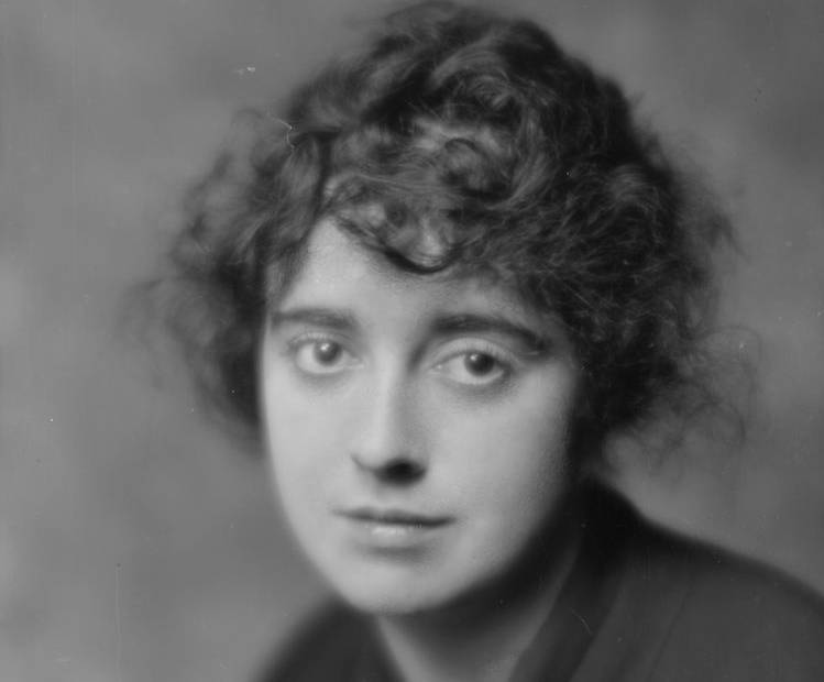 Mabel Normand in black top