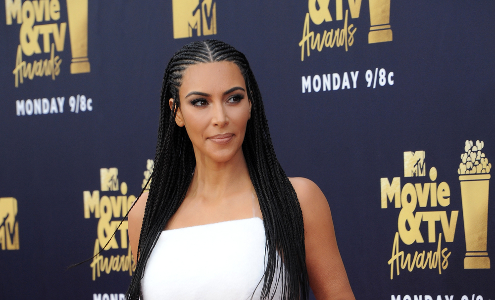 Kim Kardashian at the 2018 MTV Movie And TV Awards